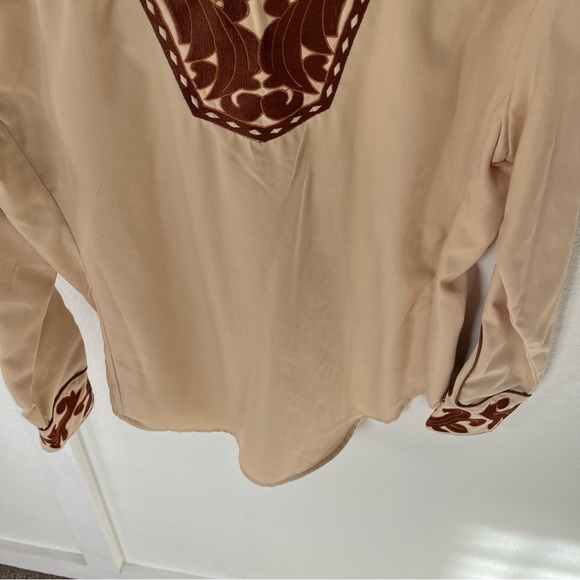 Scully Men's Small Pearl-snap Embroidered Button-up Shirt. - Picture 8 of 9